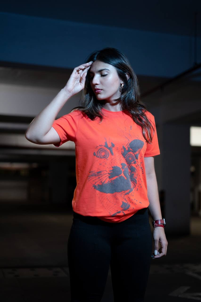 Purrstyle Orange Unisex T-shirt
