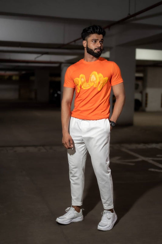 Global play crest Orange Unisex T-Shirt