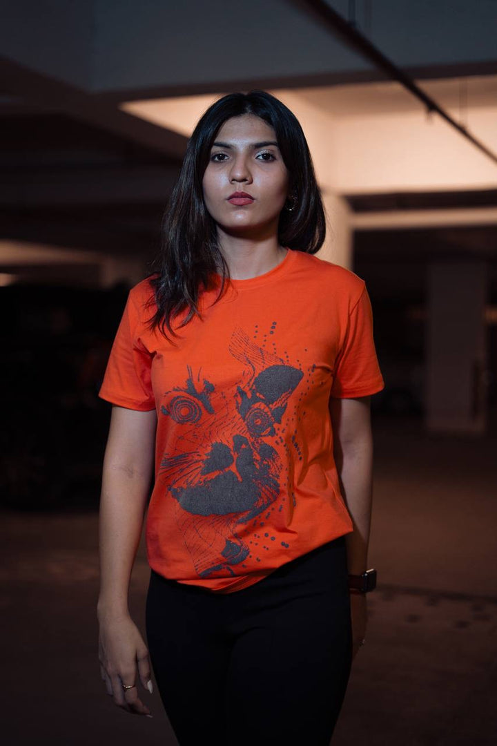 Purrstyle Orange Unisex T-shirt